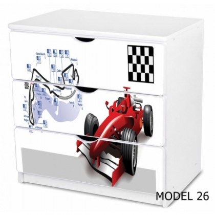 Comoda Nobiko 3 sertare Formula1