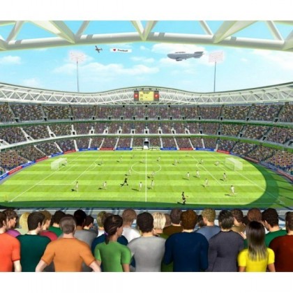 Fototapet Stadionul de Fotbal (Football Crazy)
