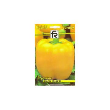 Seminte de ardei gras galben Blocky yellow F1