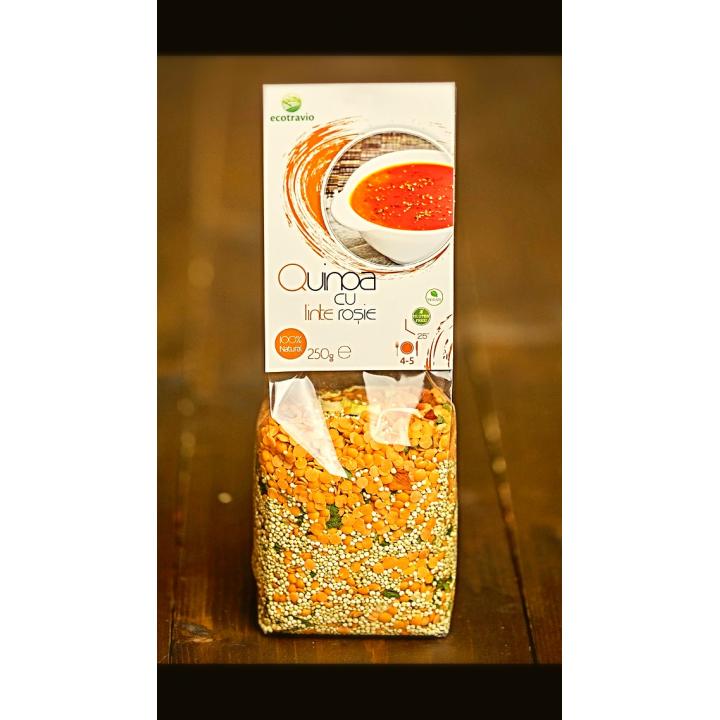 Quinoa cu linte rosie
