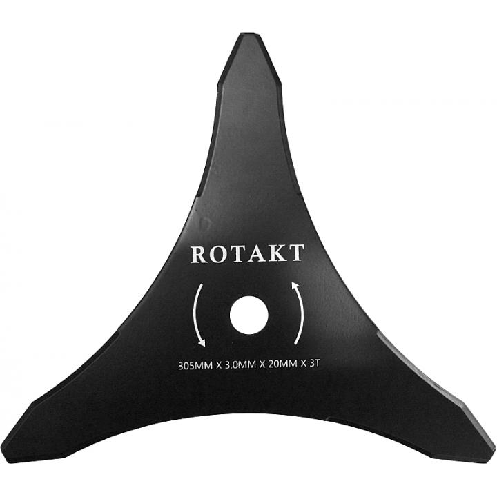 Cutit cosire pentru motocoasa, 3 taisuri, 305 x 20 mm, Rotak