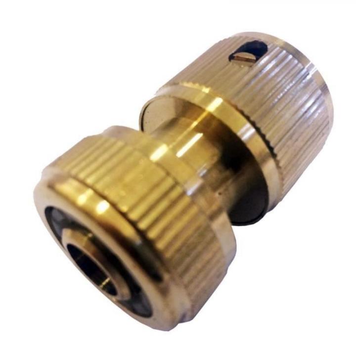 Cupla rapida cu stop, din alama, Strend Pro TSB04, 1/2"