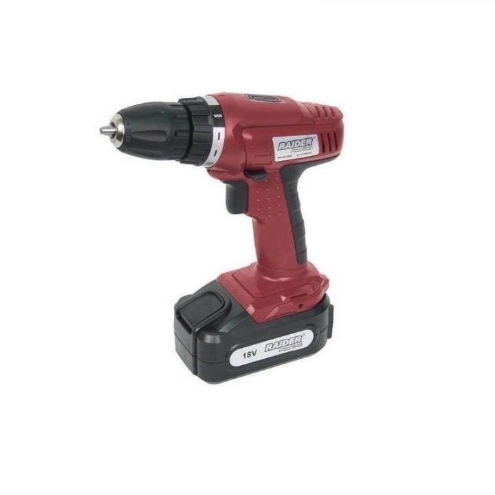 Masina de gaurit cu acumulator, Raider, RD-CD12WL, 18V