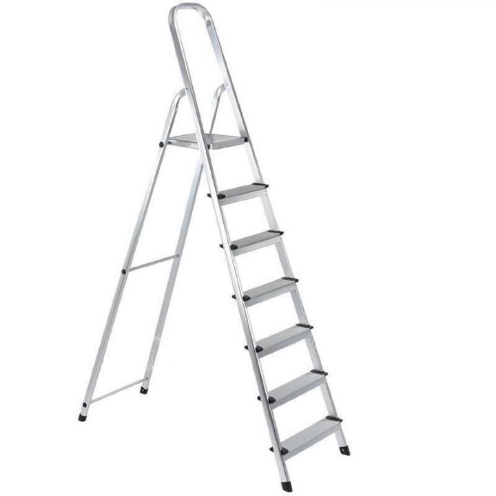 Scara aluminiu 7 trepte, Strend Pro ALW7, 2.2 m, 120 kg