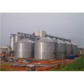 Silozuri metalice cu fund plan pentru cereale