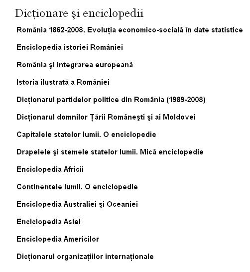 Dictionare si enciclopedii
