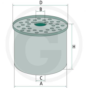 Filtru motorina tractoare