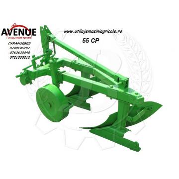 Plug agricol cu 2 brazdare, 55 CP