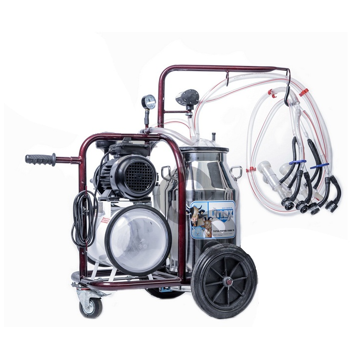 Aparat de muls Milka 2 inox - 2 posturi pentru oi si capre
