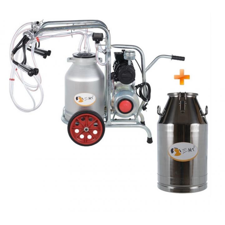 Aparat muls EMT2+1GA si bidon transport 40litri