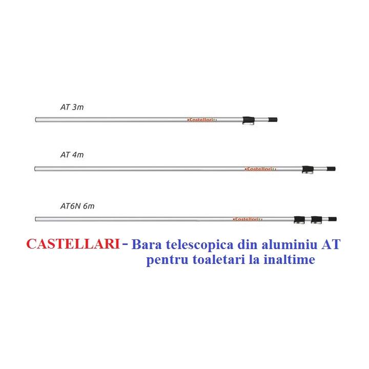 Bara telescopica din aluminiu AT de 6 m