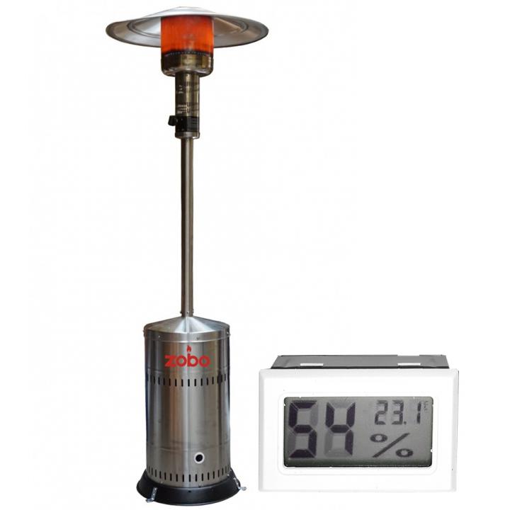 Incalzitor pentru terasa Zobo H1107 pe GPL, din inox