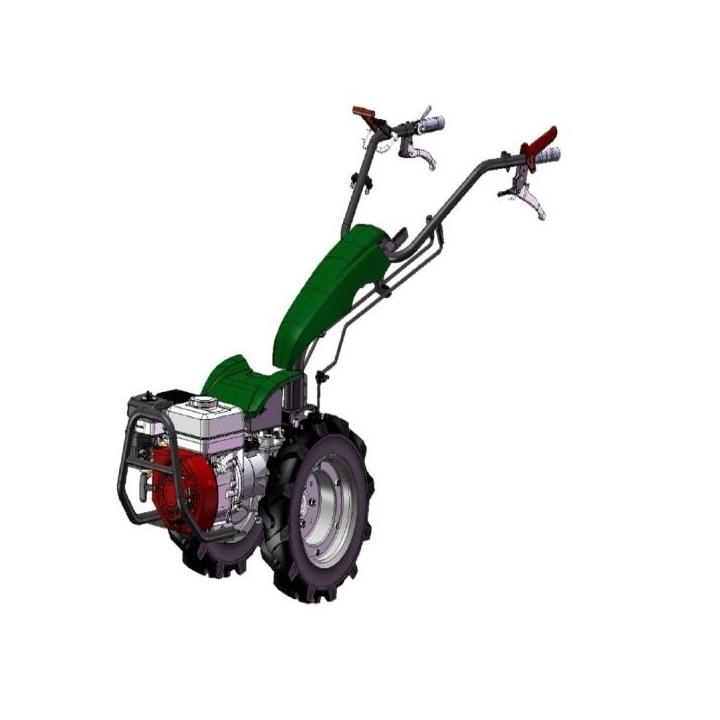 Motocultor pe benzina Bronto pe 2 roti 400*8 + coasa