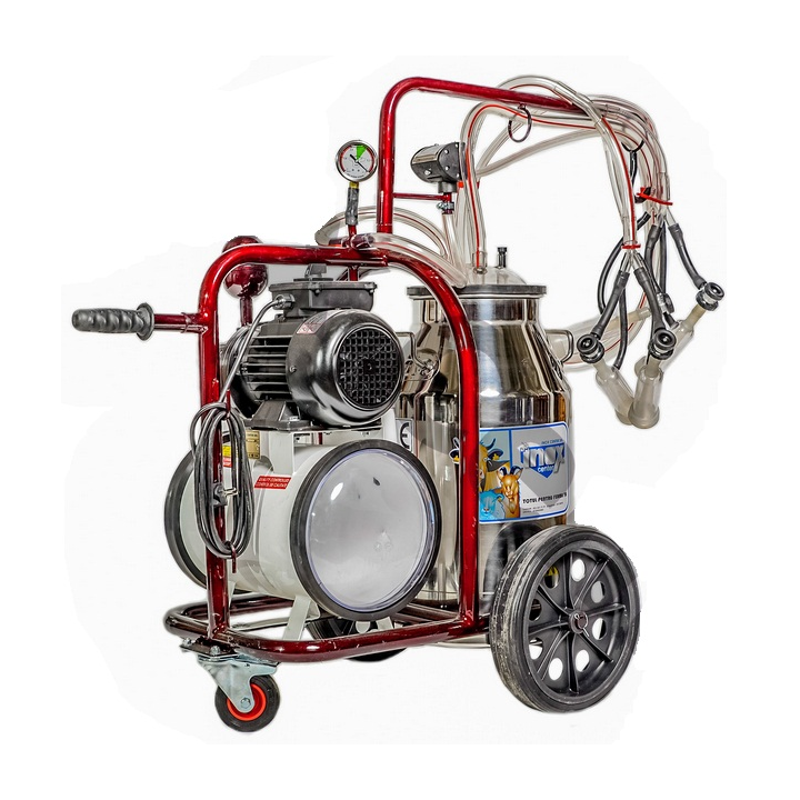 Mulgatoare Milka aluminiu - 2 posturi pentru oi si capre