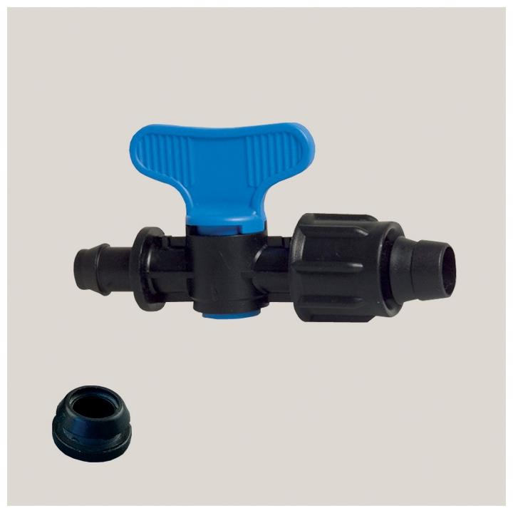 Robinet simplu pentru banda de picurare 17 mm