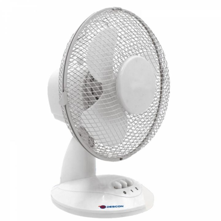 Ventilator de birou Dedra 9 inch alb