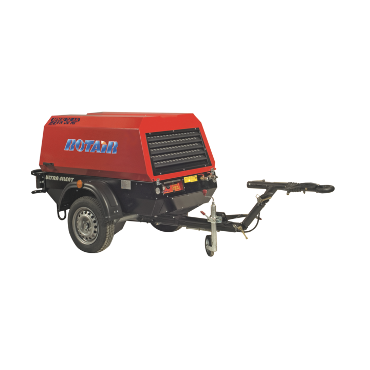 Motocompresor Rotair MDVN 26K, Kubota 25.0 CP, 2.5 mc/min.