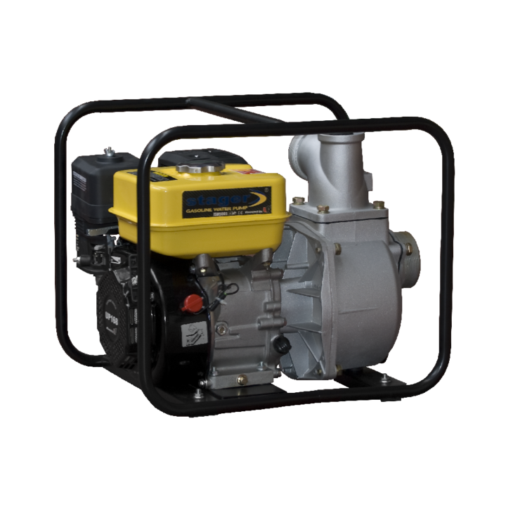 Motopompa Stager GP 80, motor pe benzina, debit 60mc/h