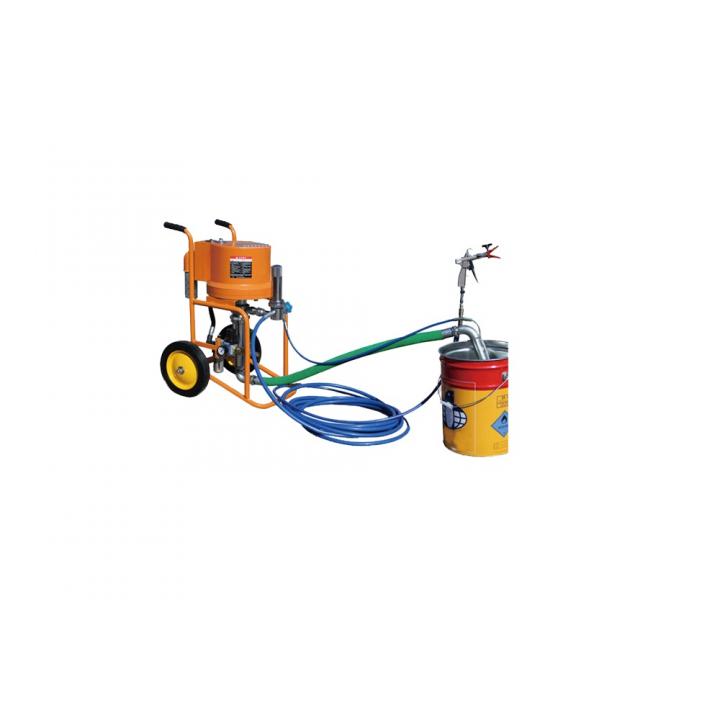 Pompa airless Bisonte PAZ 6C, sistem airless pneumatic