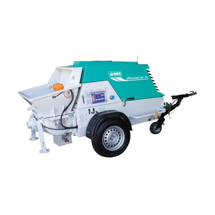 Pompe beton Booster 15R, remorcabila, motor Lombardini