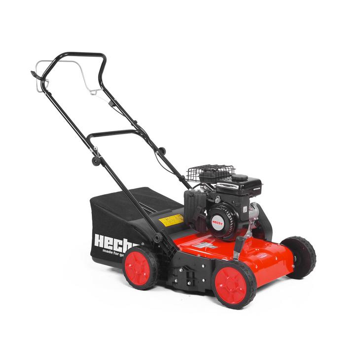 Scarificator gazon Hecht 5654, motor termic 87 cmc
