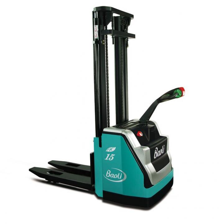 Transpaleta electrica cu catarg Baoli ES15, 1.5T, 3.3M