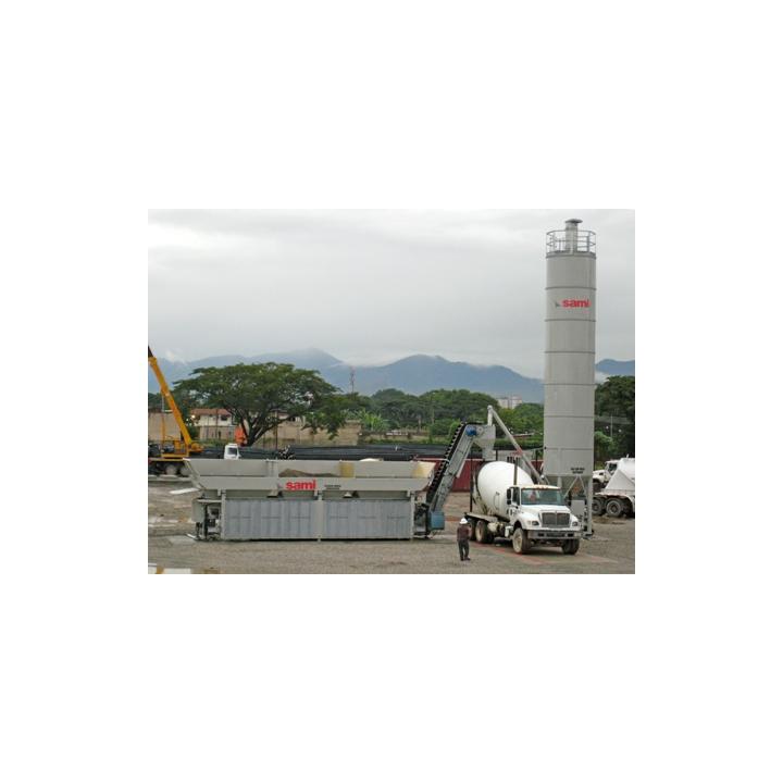 Statie / beton cu malaxar Tecno 4, 4 buncare