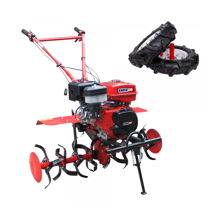 Motocultor benzina 13cp H105G + roti cauciuc