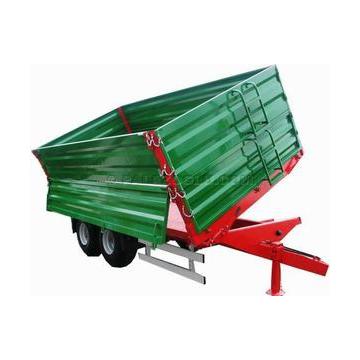 Remorca 2 axe - 12 t util tandem - basculabil 3 parti