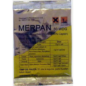 Fungicid de contact Merpan 80 WDG - 15 gr.
