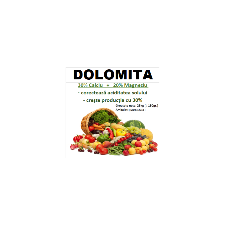 Dolomita sac 25kg