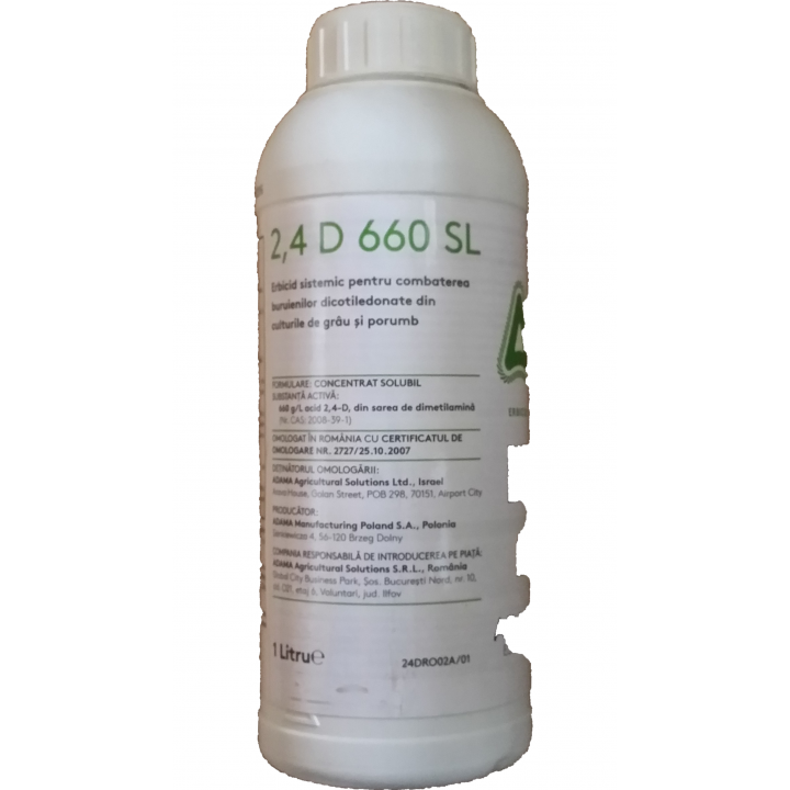 Erbicid Sare de amina 2.4D 660SL 1litru