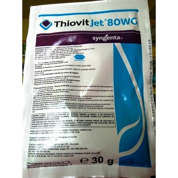 Fungicid de contact Thiovit Jet 80WG 30gr