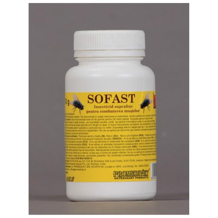 Insecticid suprafete pentru combaterea mustelor Sofast
