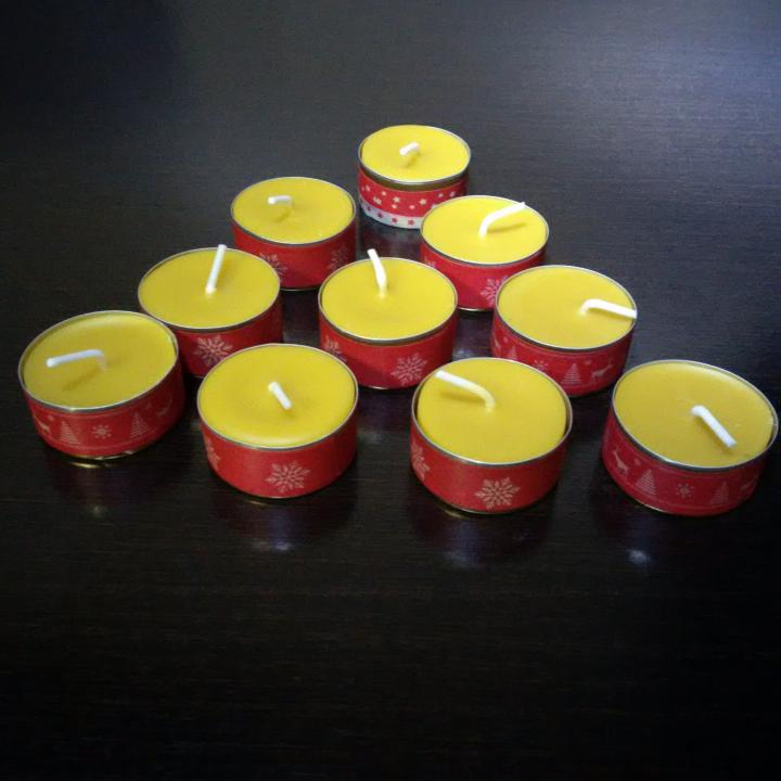 Lumanare pastila ceara albine Craciun