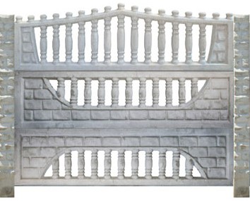 Garduri cu fundatie beton