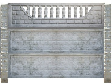 Garduri cu fundatie beton