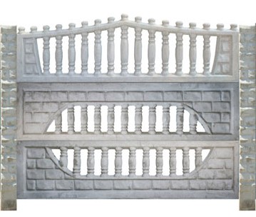 Garduri cu fundatie beton