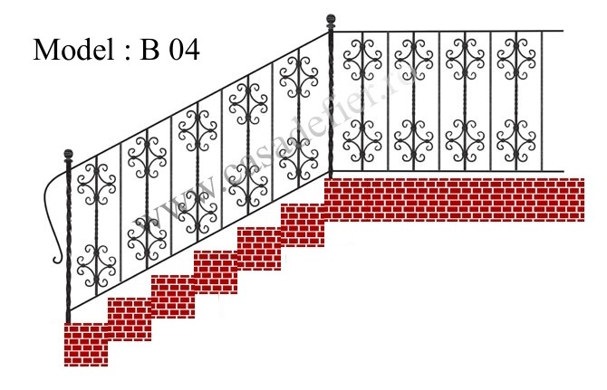 Schite balustrade fier forjat