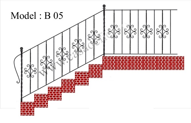 Schite balustrade fier forjat