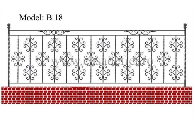 Schite balustrade fier forjat