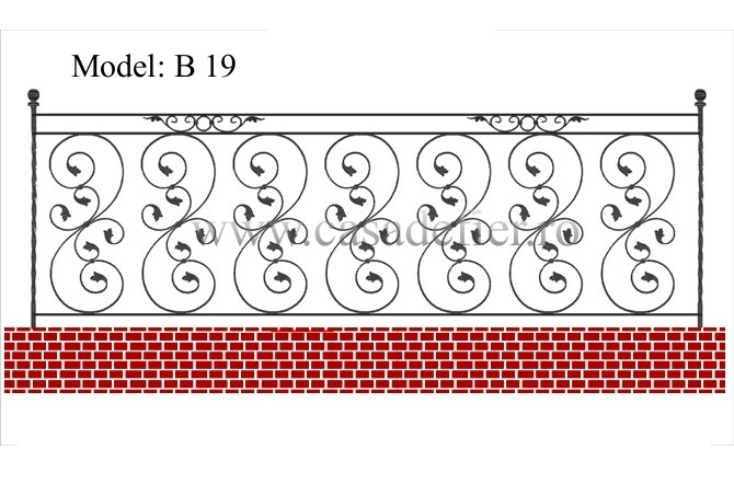 Schite balustrade fier forjat
