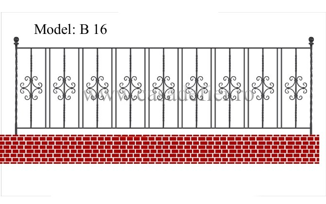 Schite balustrade fier forjat