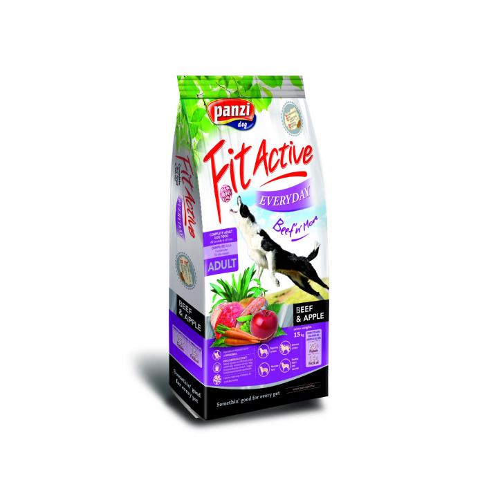 Hrana caini FitActive Everyday Beef'n More-Beef&Apple
