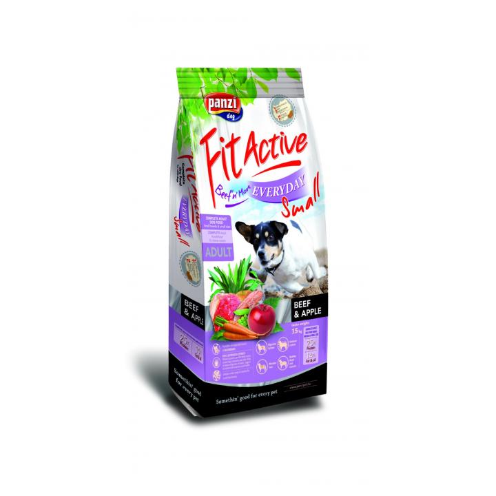 Hrana uscata caini FitActive Everyday Small Beef'n More