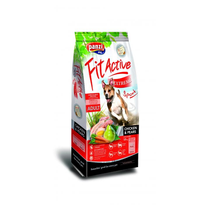 Hrana caini FitActive Extreme Sport-Chicken&Pears