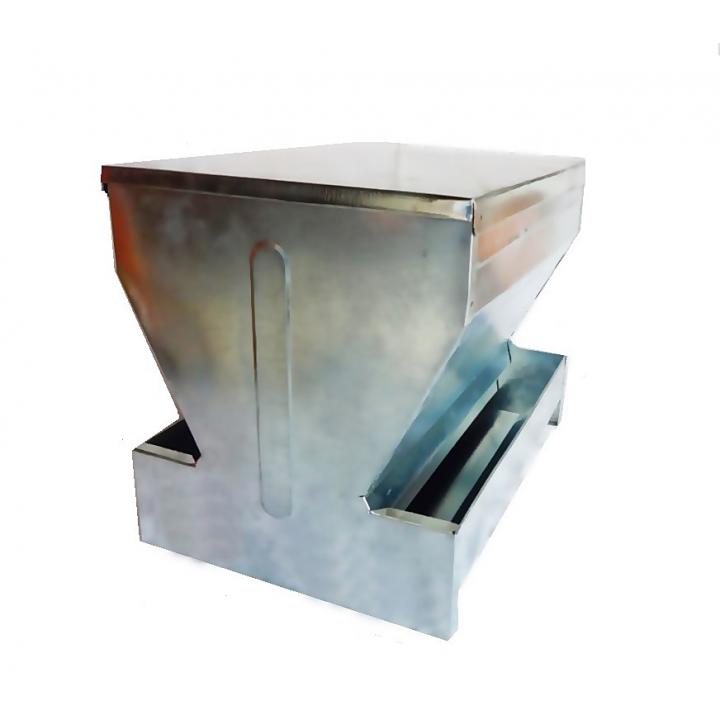 Hranitor rezervor dublu pentru gaini, pui, pasari de curte