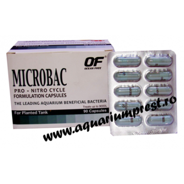 Bacterii benefice acvariu Microbac folie cu 10 capsule