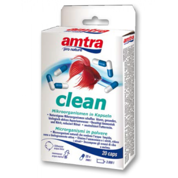 Bacterii ciclare acvariu Amtra Clean 1 capsula