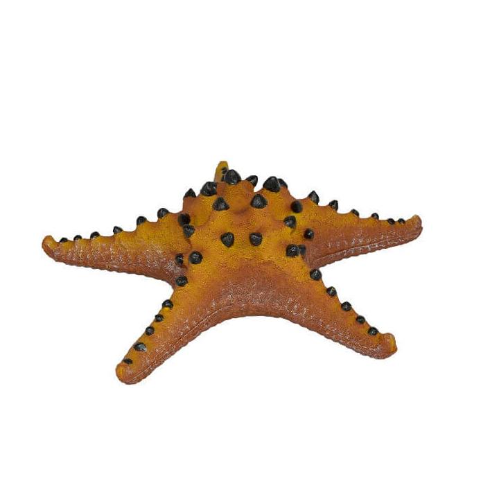 Decor acvariu stea de mare maro Boyu 23x23x7cm
